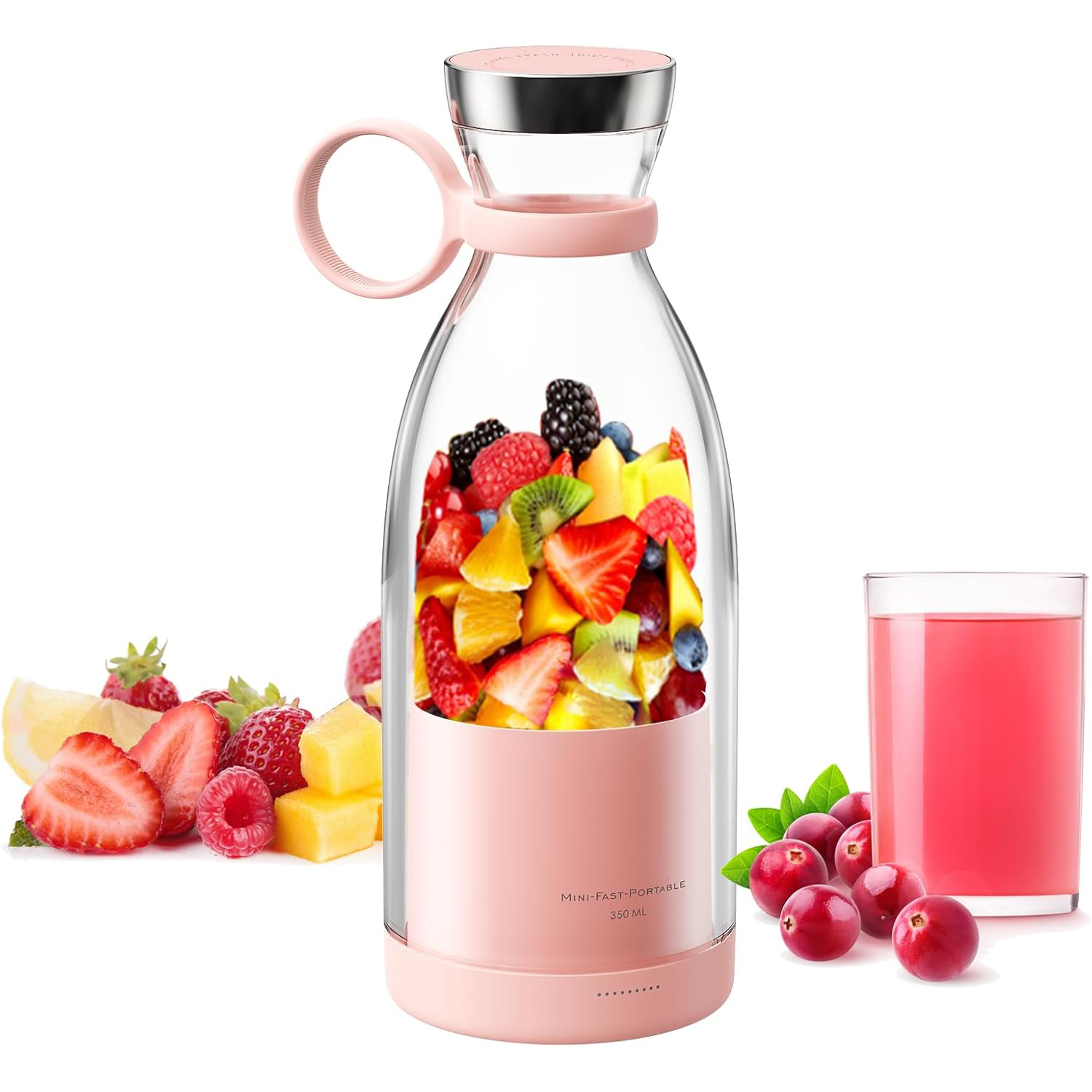 Fresh Juice Portable Juicer Blender – 350 ml Portativ Simsiz Şirəçəkən və Mikser